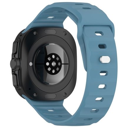 ����� ������� ����  Solid Color Reverse Buckle Silicone Band ���� LaTera (��� Blue)  ����� ��� ����  Samsung Galaxy Watch Ultra / Watch Ultra 2025