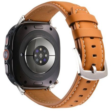 ����� ��� ���� Genuine Leather Band ���� LaTera (���  Yellow)  ����� ��� ����  Samsung Galaxy Watch Ultra / Watch Ultra 2025