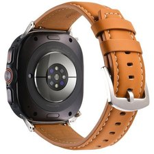 רצועת עור מדגם Genuine Leather Band מבית LaTera (צבע Yellow) לשעון חכם מדגם Samsung Galaxy Watch Ultra / Watch Ultra 2025 רצועת עור מדגם Genuine Leather Band מבית LaTera (צבע Yellow) לשעון חכם מדגם Samsung Galaxy Watch Ultra / Watch Ultra 2025