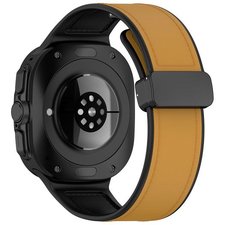 ����� ��� ���� Magnetic Folding Buckle Leather Band ���� LaTera (��� Brown)  ����� ��� ����  Samsung Galaxy Watch Ultra / Watch Ultra 2025