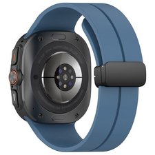 רצועת סיליקון מדגם Magnetic Folding Buckle Silicone Band מבית LaTera (צבע Blue) לשעון חכם מדגם Samsung Galaxy Watch Ultra / Watch Ultra 2025 רצועת סיליקון מדגם Magnetic Folding Buckle Silicone Band מבית LaTera (צבע Blue) לשעון חכם מדגם Samsung Galaxy Watch Ultra / Watch Ultra 2025