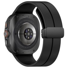 רצועת סיליקון מדגם Magnetic Folding Buckle Silicone Band מבית LaTera (צבע Black) לשעון חכם מדגם Samsung Galaxy Watch Ultra / Watch Ultra 2025 רצועת סיליקון מדגם Magnetic Folding Buckle Silicone Band מבית LaTera (צבע Black) לשעון חכם מדגם Samsung Galaxy Watch Ultra / Watch Ultra 2025