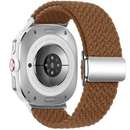 ����� �� / ������ ���� Loop Magnetic Buckle Nylon Band ���� LaTera (��� Brown)  ����� ��� ����  Samsung Galaxy Watch Ultra / Watch Ultra 2025
