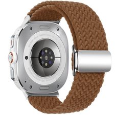 רצועת בד / ניילון מדגם Loop Magnetic Buckle Nylon Band מבית LaTera (צבע Brown) לשעון חכם מדגם Samsung Galaxy Watch Ultra / Watch Ultra 2025 רצועת בד / ניילון מדגם Loop Magnetic Buckle Nylon Band מבית LaTera (צבע Brown) לשעון חכם מדגם Samsung Galaxy Watch Ultra / Watch Ultra 2025