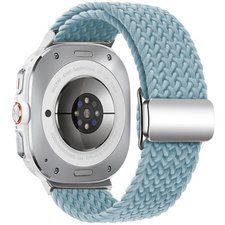 רצועת בד / ניילון מדגם Loop Magnetic Buckle Nylon Band מבית LaTera (צבע Rock Blue) לשעון חכם מדגם Samsung Galaxy Watch Ultra / Watch Ultra 2025 רצועת בד / ניילון מדגם Loop Magnetic Buckle Nylon Band מבית LaTera (צבע Rock Blue) לשעון חכם מדגם Samsung Galaxy Watch Ultra / Watch Ultra 2025