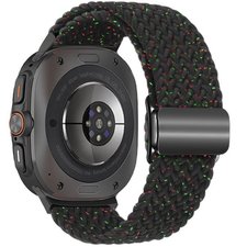 ����� �� / ������ ���� Loop Magnetic Buckle Nylon Band ���� LaTera (��� Starlight Black)  ����� ��� ����  Samsung Galaxy Watch Ultra / Watch Ultra 2025