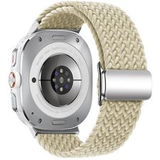 רצועת בד / ניילון מדגם Loop Magnetic Buckle Nylon Band מבית LaTera (צבע Starlight) לשעון חכם מדגם Samsung Galaxy Watch Ultra / Watch Ultra 2025 רצועת בד / ניילון מדגם Loop Magnetic Buckle Nylon Band מבית LaTera (צבע Starlight) לשעון חכם מדגם Samsung Galaxy Watch Ultra / Watch Ultra 2025