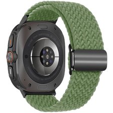 ����� �� / ������ ���� Loop Magnetic Buckle Nylon Band ���� LaTera (��� Green)  ����� ��� ����  Samsung Galaxy Watch Ultra / Watch Ultra 2025