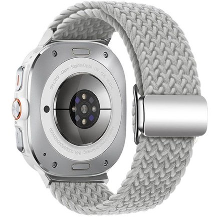 ����� �� / ������ ���� Loop Magnetic Buckle Nylon Band ���� LaTera (��� Light Grey)  ����� ��� ����  Samsung Galaxy Watch Ultra / Watch Ultra 2025