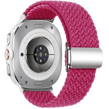 רצועת בד / ניילון מדגם Loop Magnetic Buckle Nylon Band מבית LaTera (צבע Raspberry) לשעון חכם מדגם Samsung Galaxy Watch Ultra / Watch Ultra 2025 רצועת בד / ניילון מדגם Loop Magnetic Buckle Nylon Band מבית LaTera (צבע Raspberry) לשעון חכם מדגם Samsung Galaxy Watch Ultra / Watch Ultra 2025