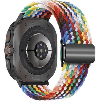 ����� �� / ������ ���� Loop Magnetic Buckle Nylon Band ���� LaTera (��� Official Rainbow)  ����� ��� ����  Samsung Galaxy Watch Ultra / Watch Ultra 2025