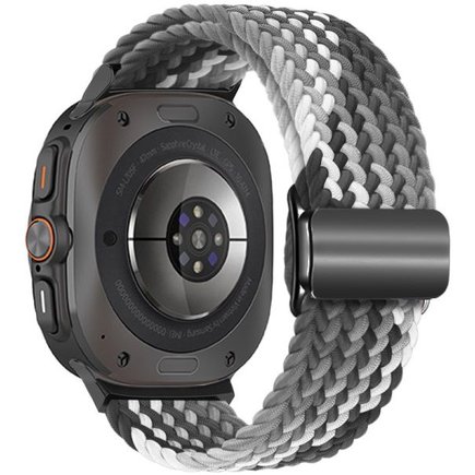 ����� �� / ������ ���� Loop Magnetic Buckle Nylon Band ���� LaTera (��� Dark Chocolate)  ����� ��� ����  Samsung Galaxy Watch Ultra / Watch Ultra 2025
