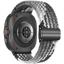 ����� �� / ������ ���� Loop Magnetic Buckle Nylon Band ���� LaTera (��� Dark Chocolate)  ����� ��� ����  Samsung Galaxy Watch Ultra / Watch Ultra 2025