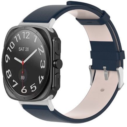 ����� ��� ���� Stainless Leather Band ���� LaTera (��� Blue)  ����� ��� ����  Samsung Galaxy Watch Ultra / Watch Ultra 2025