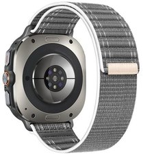רצועת בד / ניילון מדגם Texture Nylon Band מבית LaTera (צבע Gray) לשעון חכם מדגם Samsung Galaxy Watch Ultra / Watch Ultra 2025 רצועת בד / ניילון מדגם Texture Nylon Band מבית LaTera (צבע Gray) לשעון חכם מדגם Samsung Galaxy Watch Ultra / Watch Ultra 2025