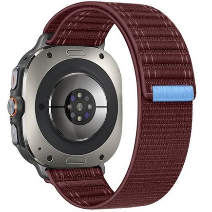 ����� �� / ������ ���� Texture Nylon Band ���� LaTera (���  Red)  ����� ��� ����  Samsung Galaxy Watch Ultra / Watch Ultra 2025