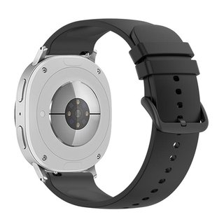 ����� ������� ����  Round Tail Silicone Band ���� LaTera (��� Black) ����� ��� ����  Samsung Galaxy Watch 8  / Samsung Galaxy Watch 8 Classic