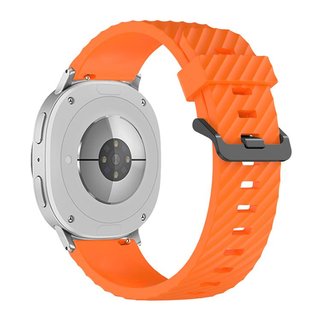 ����� ������� ����  Classic Spruce Silicone Band ���� LaTera (��� Orange) ����� ��� ����  Samsung Galaxy Watch 8  / Samsung Galaxy Watch 8 Classic