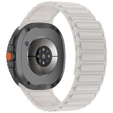 רצועת סיליקון מדגם Tri-beads Magnetic Silicone Band מבית LaTera (צבע White) לשעון חכם מדגם Samsung Galaxy Watch 8 / Samsung Galaxy Watch 8 Classic רצועת סיליקון מדגם Tri-beads Magnetic Silicone Band מבית LaTera (צבע White) לשעון חכם מדגם Samsung Galaxy Watch 8 / Samsung Galaxy Watch 8 Classic
