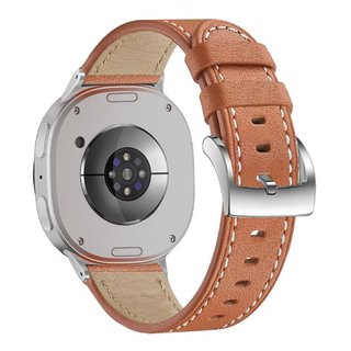 ����� ��� ���� Classic Round Leather Band ���� LaTera (��� Brown) ����� ��� ����  Samsung Galaxy Watch 8 / Samsung Galaxy Watch 8 Classic