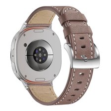 ����� ��� ���� Classic Round Leather Band ���� LaTera (��� Cocoa Brown) ����� ��� ����  Samsung Galaxy Watch 8 / Samsung Galaxy Watch 8 Classic