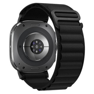 ����� �� / ������ ���� Loop Nylon Band ���� LaTera (��� Black) ����� ��� ����  Samsung Galaxy Watch 8 / Samsung Galaxy Watch 8 Classic