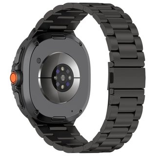 ����� ���� ���� Three Straps Steel Band ���� LaTera (��� Black) ����� ��� ����  Samsung Galaxy Watch 8 / Samsung Galaxy Watch 8 Classic