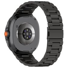 ����� ���� ���� Three Straps Steel Band ���� LaTera (��� Black) ����� ��� ����  Samsung Galaxy Watch 8 / Samsung Galaxy Watch 8 Classic