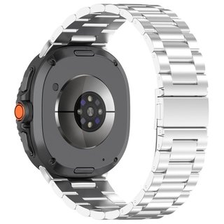 ����� ���� ���� Three Straps Steel Band ���� LaTera (��� Silver) ����� ��� ����  Samsung Galaxy Watch 8 / Samsung Galaxy Watch 8 Classic