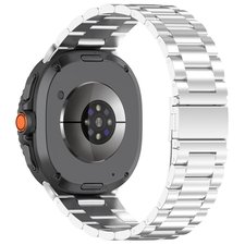 ����� ���� ���� Three Straps Steel Band ���� LaTera (��� Silver) ����� ��� ����  Samsung Galaxy Watch 8 / Samsung Galaxy Watch 8 Classic
