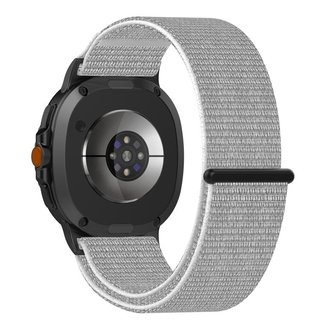 ����� �� / ������ ���� Simple Braided Nylon Band ���� LaTera (��� White) ����� ��� ����  Samsung Galaxy Watch 8 / Samsung Galaxy Watch 8 Classic