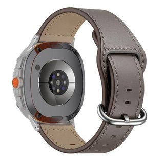 ����� ��� ���� Classic Buckle Leather Band ���� LaTera (��� Gray) ����� ��� ����  Samsung Galaxy Watch 8 / Samsung Galaxy Watch 8 Classic