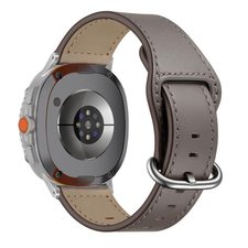 ����� ��� ���� Classic Buckle Leather Band ���� LaTera (��� Gray) ����� ��� ����  Samsung Galaxy Watch 8 / Samsung Galaxy Watch 8 Classic
