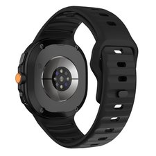 ����� ������� ����  Wave Reverse Silicone Band ���� LaTera (��� Black) ����� ��� ����  Samsung Galaxy Watch 8  / Samsung Galaxy Watch 8 Classic