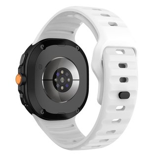 ����� ������� ����  Wave Reverse Silicone Band ���� LaTera (��� White) ����� ��� ����  Samsung Galaxy Watch 8  / Samsung Galaxy Watch 8 Classic