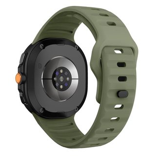 ����� ������� ����  Wave Reverse Silicone Band ���� LaTera (��� Green) ����� ��� ����  Samsung Galaxy Watch 8  / Samsung Galaxy Watch 8 Classic