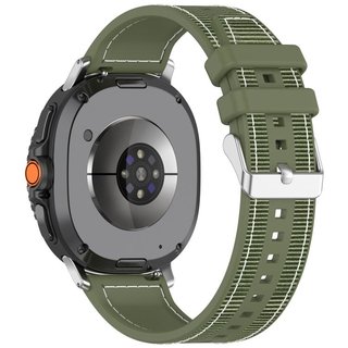 ����� �� / ������ ���� Hybrid Nylon Band ���� LaTera (��� Green) ����� ��� ����  Samsung Galaxy Watch 8 / Samsung Galaxy Watch 8 Classic