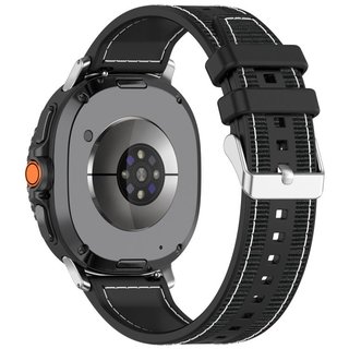 ����� �� / ������ ���� Hybrid Nylon Band ���� LaTera (��� Black) ����� ��� ����  Samsung Galaxy Watch 8 / Samsung Galaxy Watch 8 Classic