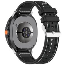 ����� �� / ������ ���� Hybrid Nylon Band ���� LaTera (��� Black) ����� ��� ����  Samsung Galaxy Watch 8 / Samsung Galaxy Watch 8 Classic