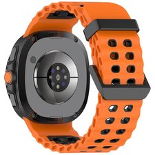 רצועת סיליקון מדגם Classic Marine Dual Silicone Band מבית LaTera (צבע Orange) לשעון חכם מדגם Samsung Galaxy Watch 8 / Samsung Galaxy Watch 8 Classic רצועת סיליקון מדגם Classic Marine Dual Silicone Band מבית LaTera (צבע Orange) לשעון חכם מדגם Samsung Galaxy Watch 8 / Samsung Galaxy Watch 8 Classic