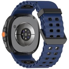 רצועת סיליקון מדגם Classic Marine Dual Silicone Band מבית LaTera (צבע Blue) לשעון חכם מדגם Samsung Galaxy Watch 8 / Samsung Galaxy Watch 8 Classic רצועת סיליקון מדגם Classic Marine Dual Silicone Band מבית LaTera (צבע Blue) לשעון חכם מדגם Samsung Galaxy Watch 8 / Samsung Galaxy Watch 8 Classic