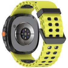 רצועת סיליקון מדגם Classic Marine Dual Silicone Band מבית LaTera (צבע Yellow) לשעון חכם מדגם Samsung Galaxy Watch 8 / Samsung Galaxy Watch 8 Classic רצועת סיליקון מדגם Classic Marine Dual Silicone Band מבית LaTera (צבע Yellow) לשעון חכם מדגם Samsung Galaxy Watch 8 / Samsung Galaxy Watch 8 Classic