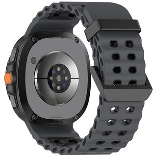 ����� ������� ����  Classic Marine Dual Silicone Band ���� LaTera (��� Black) ����� ��� ����  Samsung Galaxy Watch 8  / Samsung Galaxy Watch 8 Classic