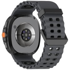 ����� ������� ����  Classic Marine Dual Silicone Band ���� LaTera (��� Black) ����� ��� ����  Samsung Galaxy Watch 8  / Samsung Galaxy Watch 8 Classic