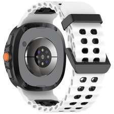 ����� ������� ����  Classic Marine Dual Silicone Band ���� LaTera (��� White) ����� ��� ����  Samsung Galaxy Watch 8  / Samsung Galaxy Watch 8 Classic