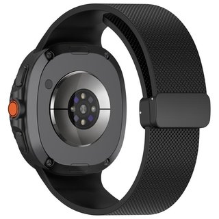 ����� ������� ����  Classic Texture Magnetic Silicone Band ���� LaTera (��� Black) ����� ��� ����  Samsung Galaxy Watch 8  / Samsung Galaxy Watch 8 Classic