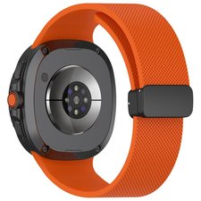 רצועת סיליקון מדגם Classic Texture Magnetic Silicone Band מבית LaTera (צבע Orange) לשעון חכם מדגם Samsung Galaxy Watch 8 / Samsung Galaxy Watch 8 Classic רצועת סיליקון מדגם Classic Texture Magnetic Silicone Band מבית LaTera (צבע Orange) לשעון חכם מדגם Samsung Galaxy Watch 8 / Samsung Galaxy Watch 8 Classic
