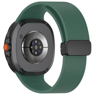 ����� ������� ����  Classic Texture Magnetic Silicone Band ���� LaTera (��� Green) ����� ��� ����  Samsung Galaxy Watch 8  / Samsung Galaxy Watch 8 Classic