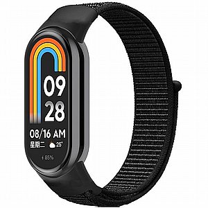 רצועת בד / ניילון מדגם Loop Nylon Band מבית iBands (צבע Black) לשעון חכם מדגם: Xiaomi Smart Band 8 / Xiaomi Smart Band 9 / Xiaomi Smart Band 10 רצועת בד / ניילון מדגם Loop Nylon Band מבית iBands (צבע Black) לשעון חכם מדגם: Xiaomi Smart Band 8 / Xiaomi Smart Band 9 / Xiaomi Smart Band 10