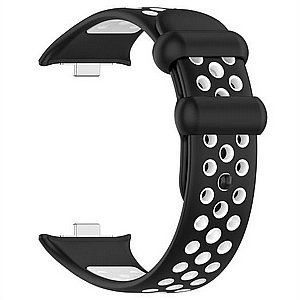 רצועת סיליקון מדגם Sports Solid Color Silicone Band מבית iBands לשעון חכם מדגם: Xiaomi Redmi Watch 4 / Xiaomi Redmi Watch 5 (צבע Black/White) רצועת סיליקון מדגם Sports Solid Color Silicone Band מבית iBands לשעון חכם מדגם: Xiaomi Redmi Watch 4 / Xiaomi Redmi Watch 5 (צבע Black/White)
